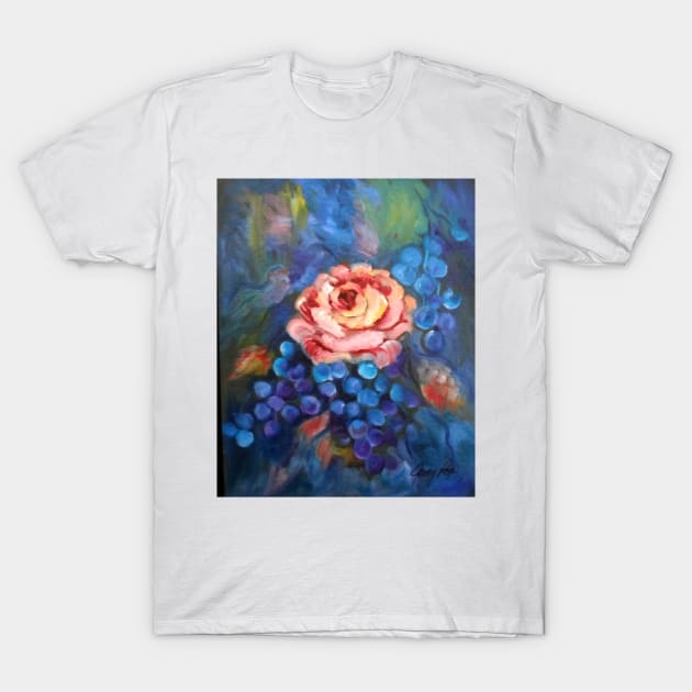 Roses and Grapes T-Shirt by jennyleeandjim